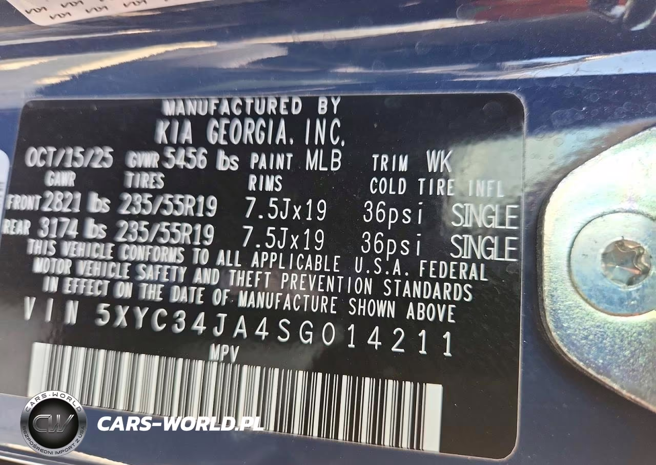 2025 Kia Ev6 Light Long Range VIN:5XYC34JA4SG014211 - 13