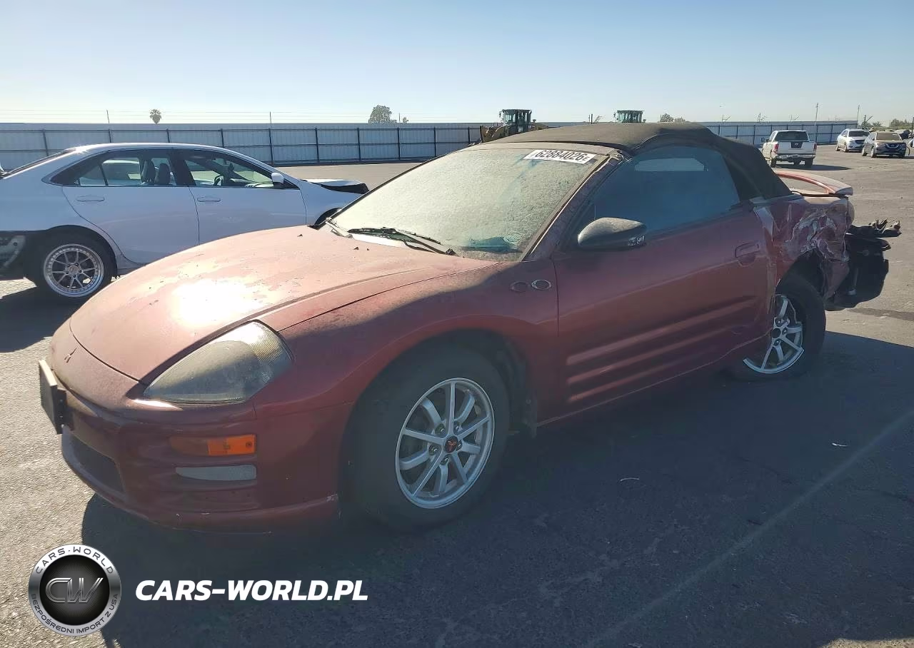 2001 Mitsubishi Eclipse Spyder Gs VIN:4A3AE35G71E002486 - 1