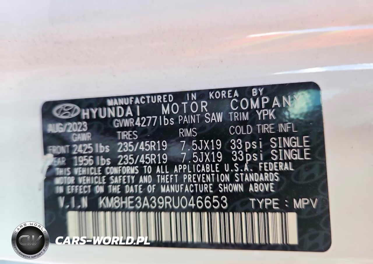 2024 Hyundai Kona Limited VIN:KM8HE3A39RU046653 - 13