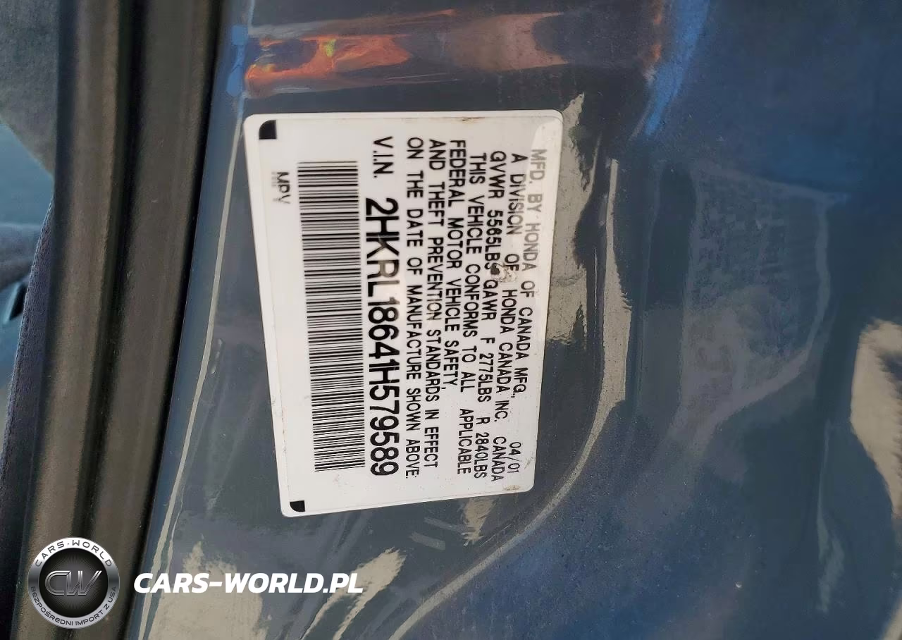 2001 Honda Odyssey Ex VIN:2HKRL18641H579589 - 13