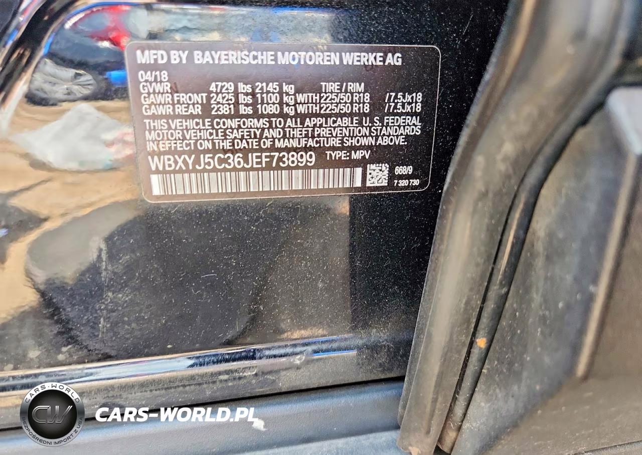 2018 BMW X2 xDrive28I VIN:WBXYJ5C36JEF73899 - 13