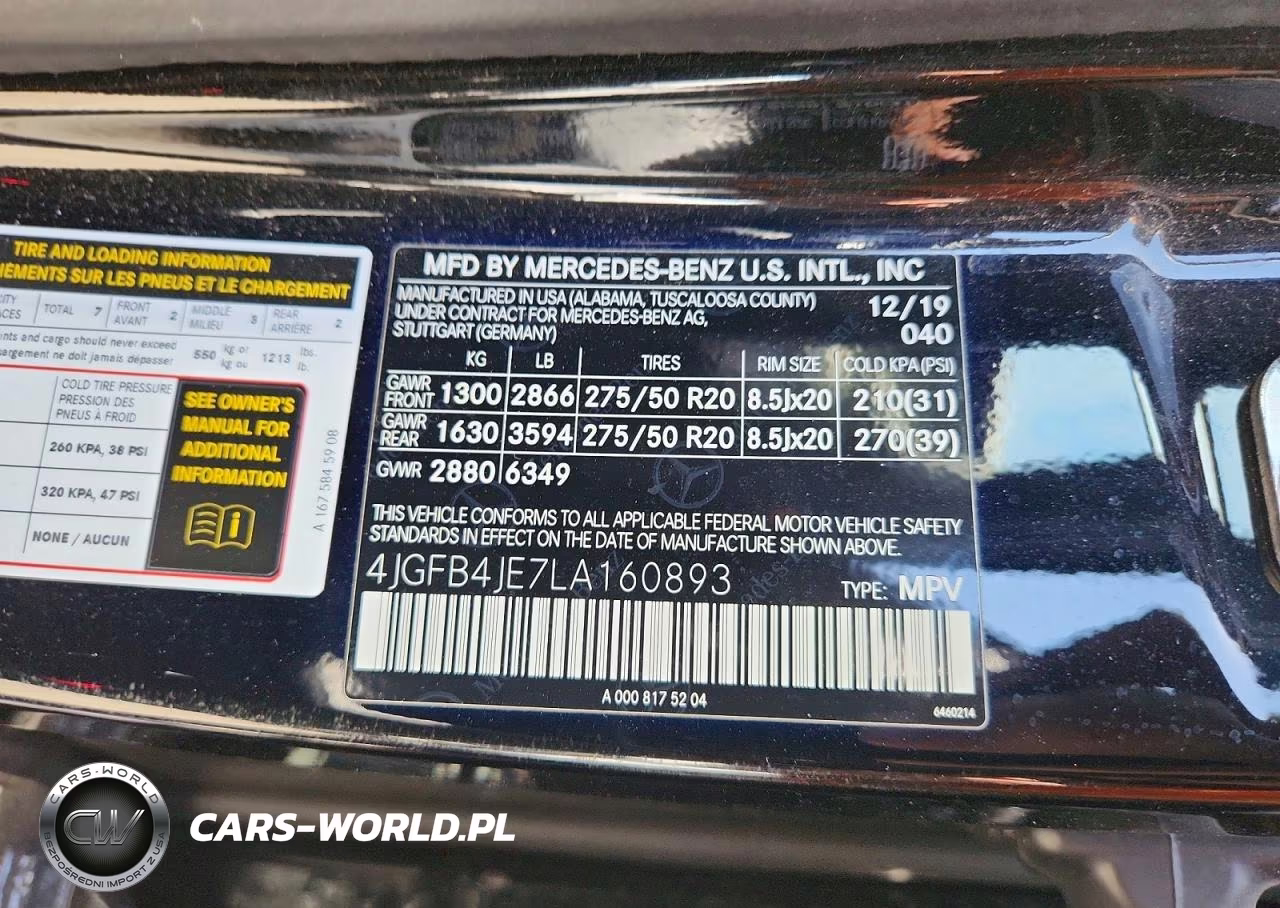 2020 Mercedes-Benz Gle 350 VIN:4JGFB4JE7LA160893 - 14