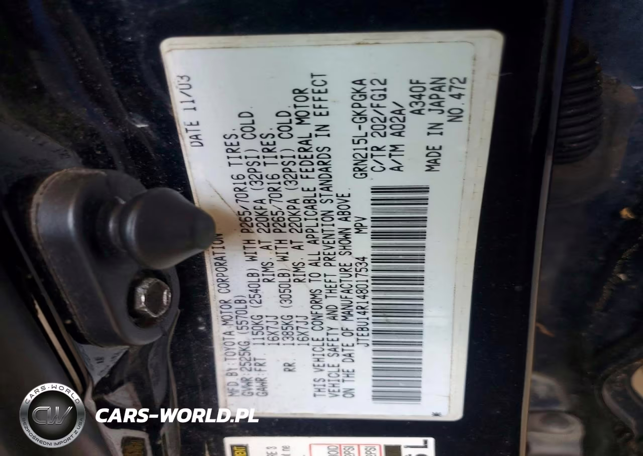 2004 Toyota 4Runner Sr5 VIN:JTEBU14R148017534 - 13