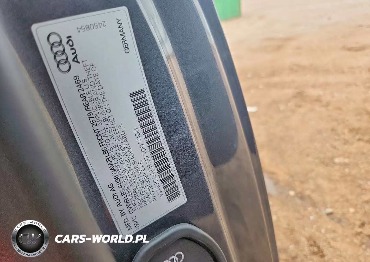 2013 Audi S5 Premium Plus VIN:WAUCGAFR3DA007008 - 12