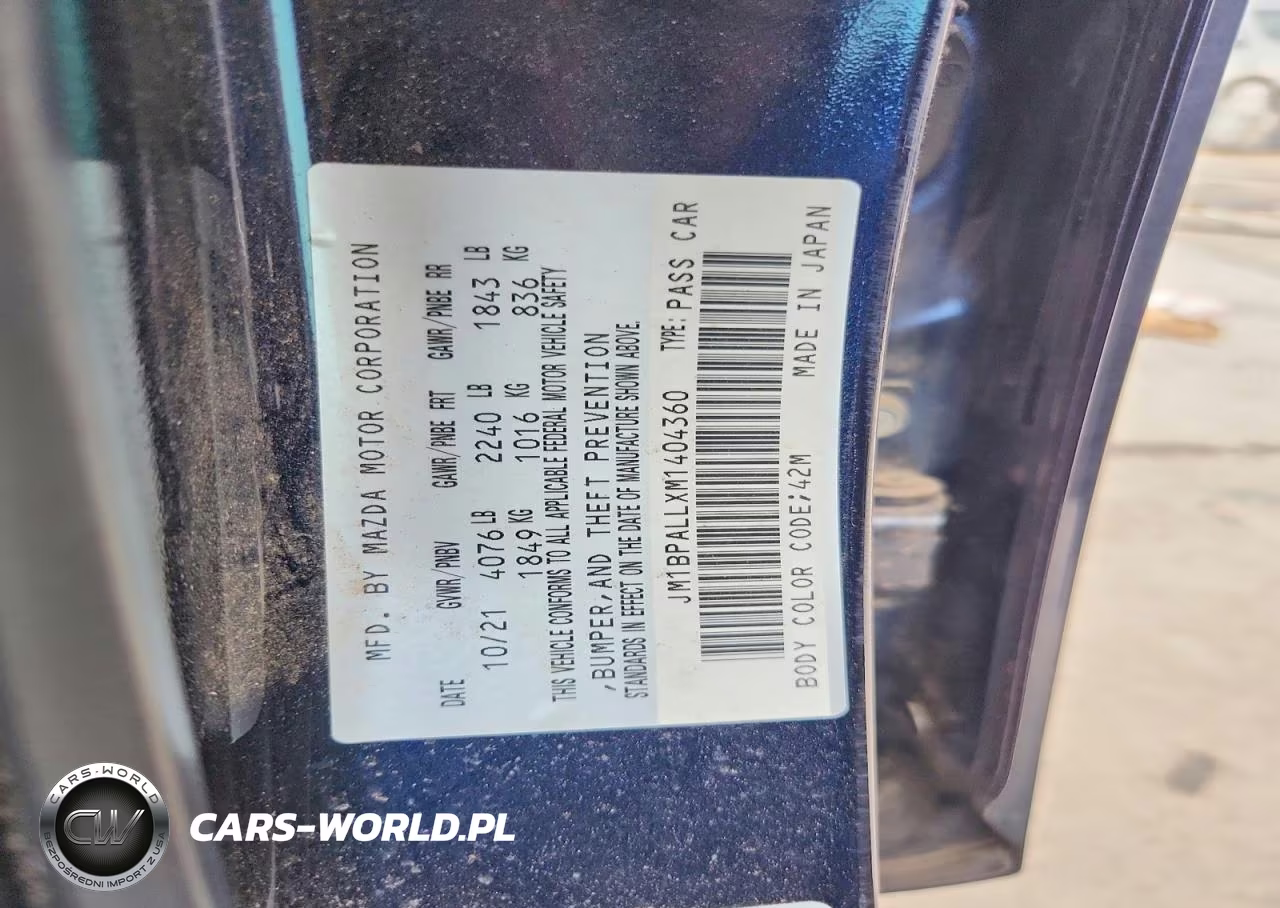 2021 Mazda 3 Preferred VIN:JM1BPALLXM1404360 - 13