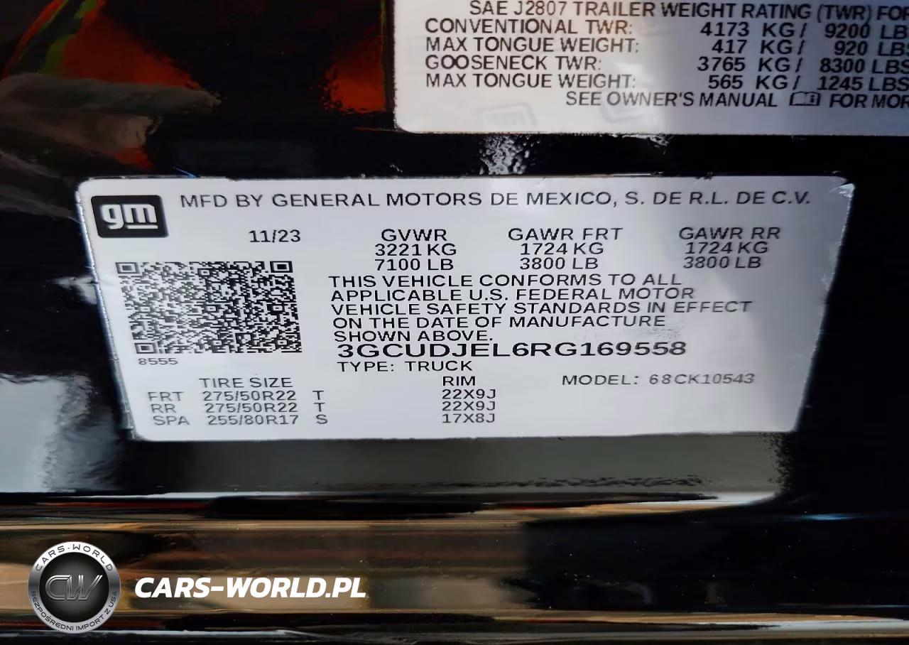 2024 Chevrolet Silverado K1500 High Country VIN:3GCUDJEL6RG169558 - 12