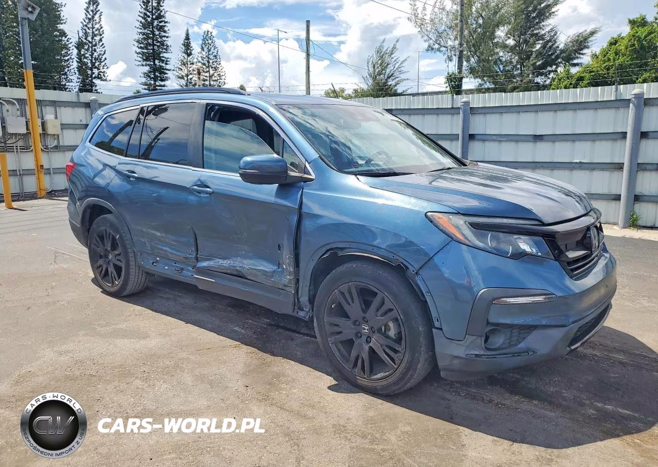 2021 Honda Pilot Se VIN:5FNYF5H28MB042525 - 4