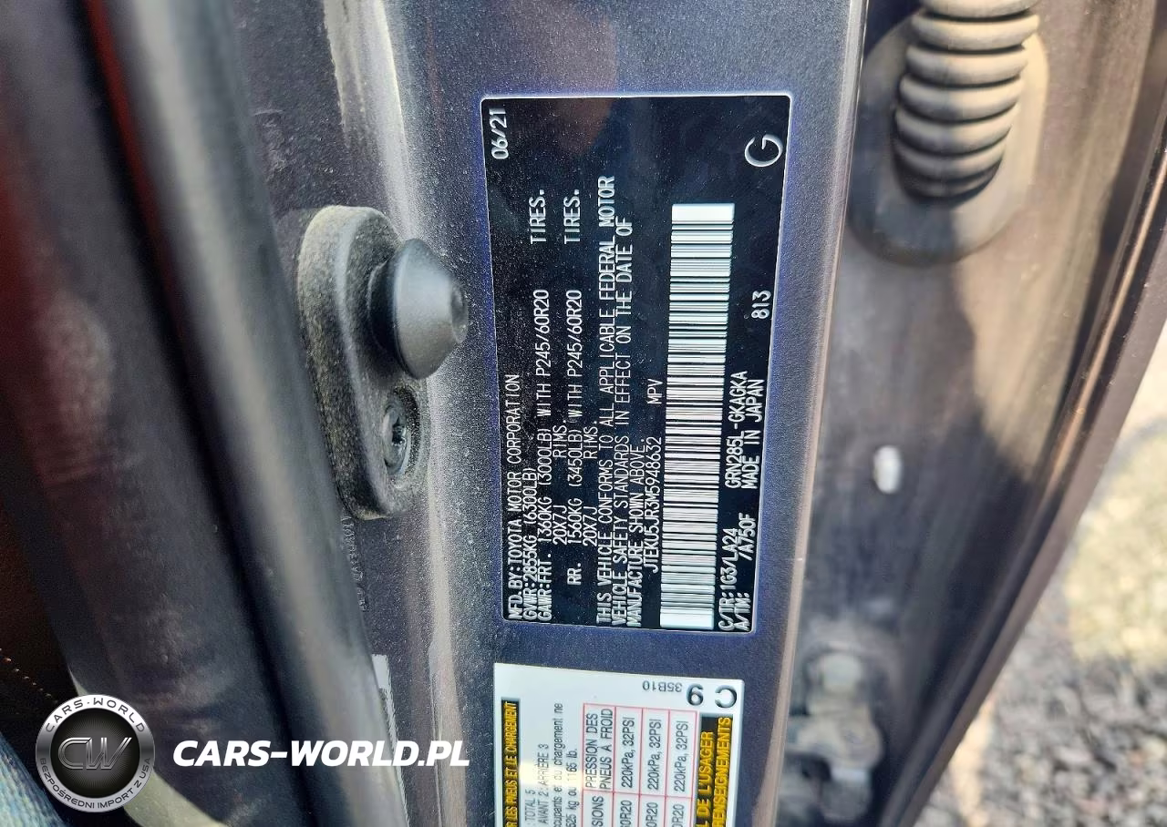 2021 Toyota 4Runner Limited VIN:JTEKU5JR3M5948632 - 13