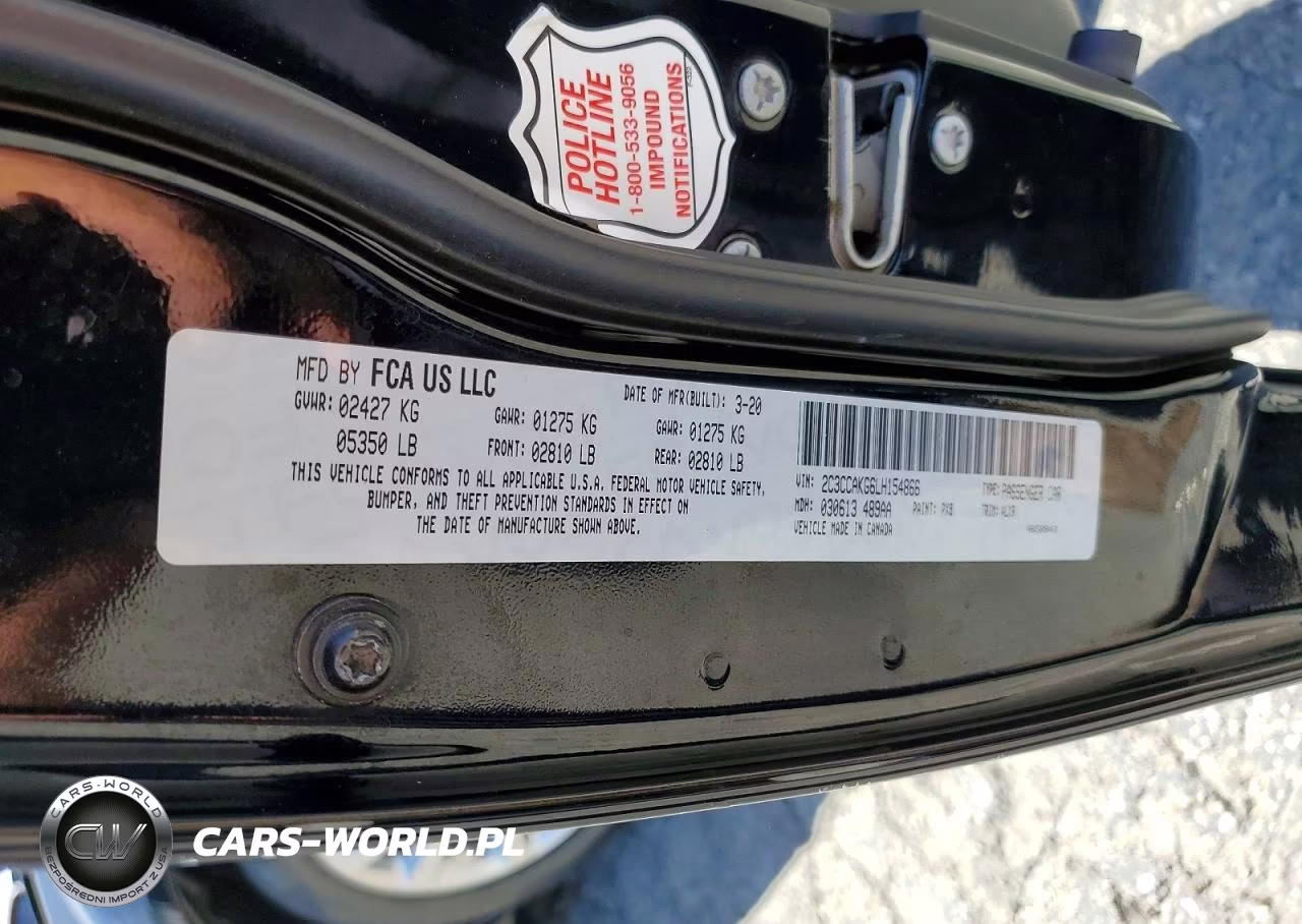 2020 Chrysler 300 Limited VIN:2C3CCAKG6LH154866 - 12