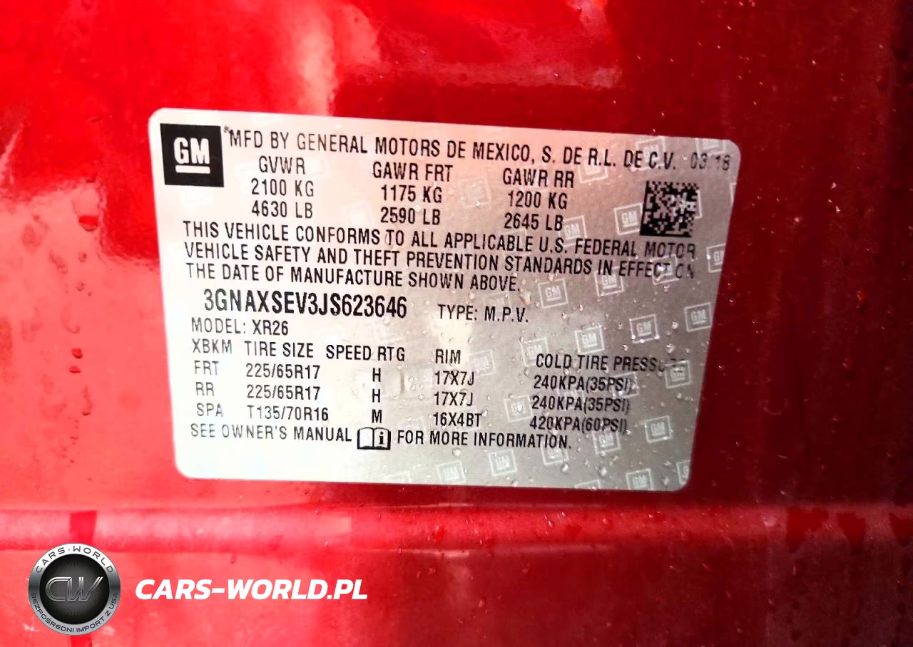2018 Chevrolet Equinox Lt VIN:3GNAXSEV3JS623646 - 12