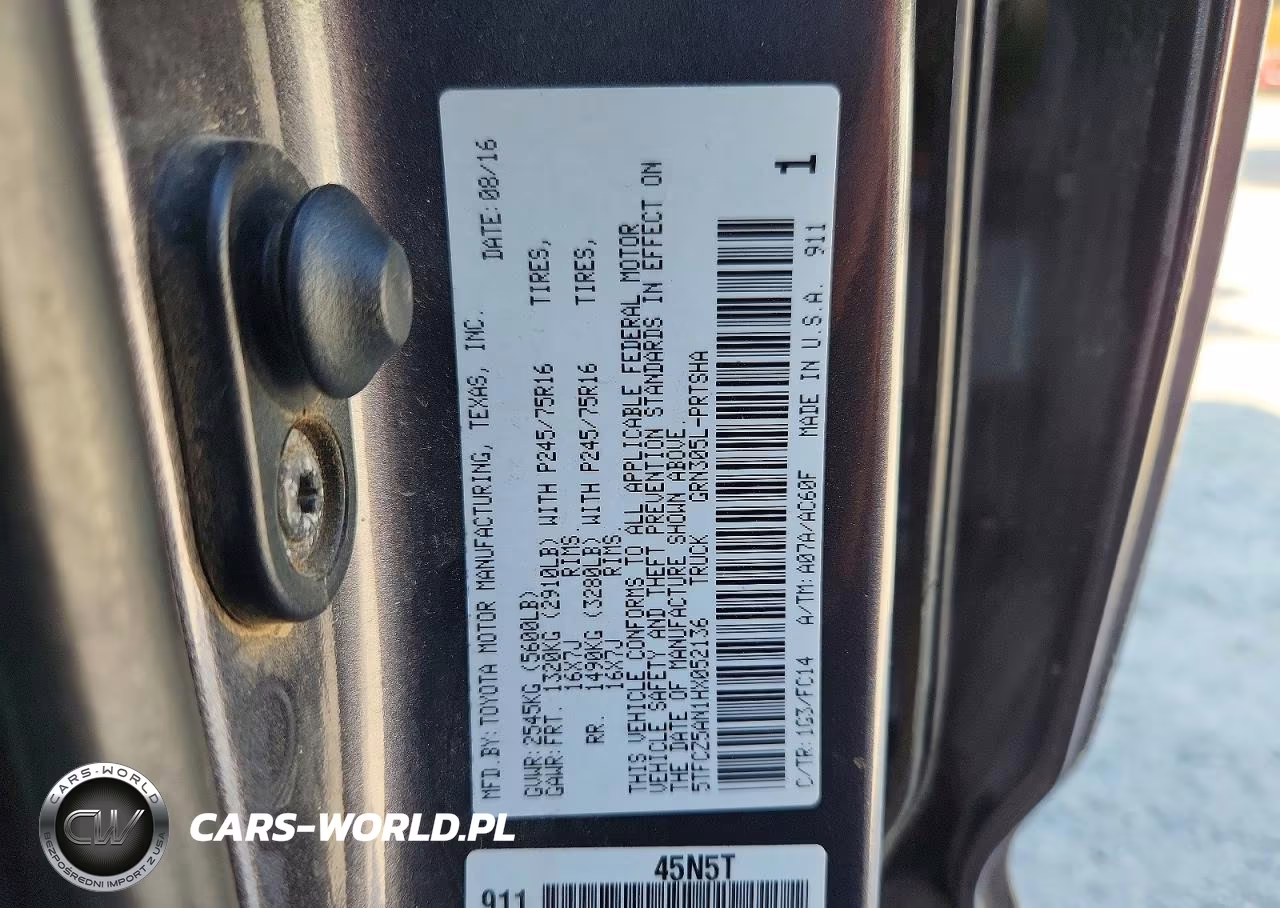 2017 Toyota Tacoma Sr5 V6 VIN:5TFCZ5AN1HX052136 - 13
