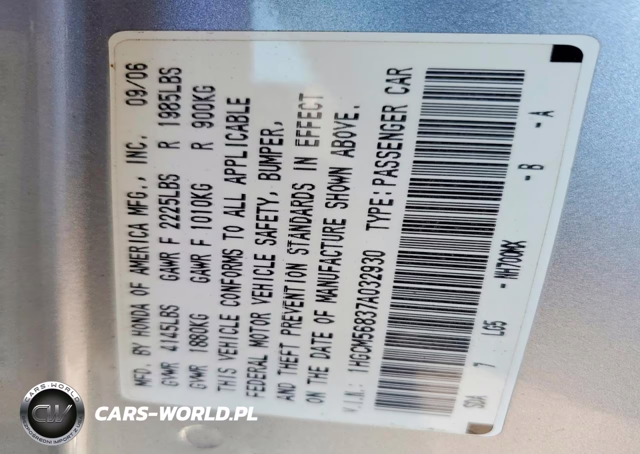 2007 Honda Accord Ex VIN:1HGCM56837A032930 - 12