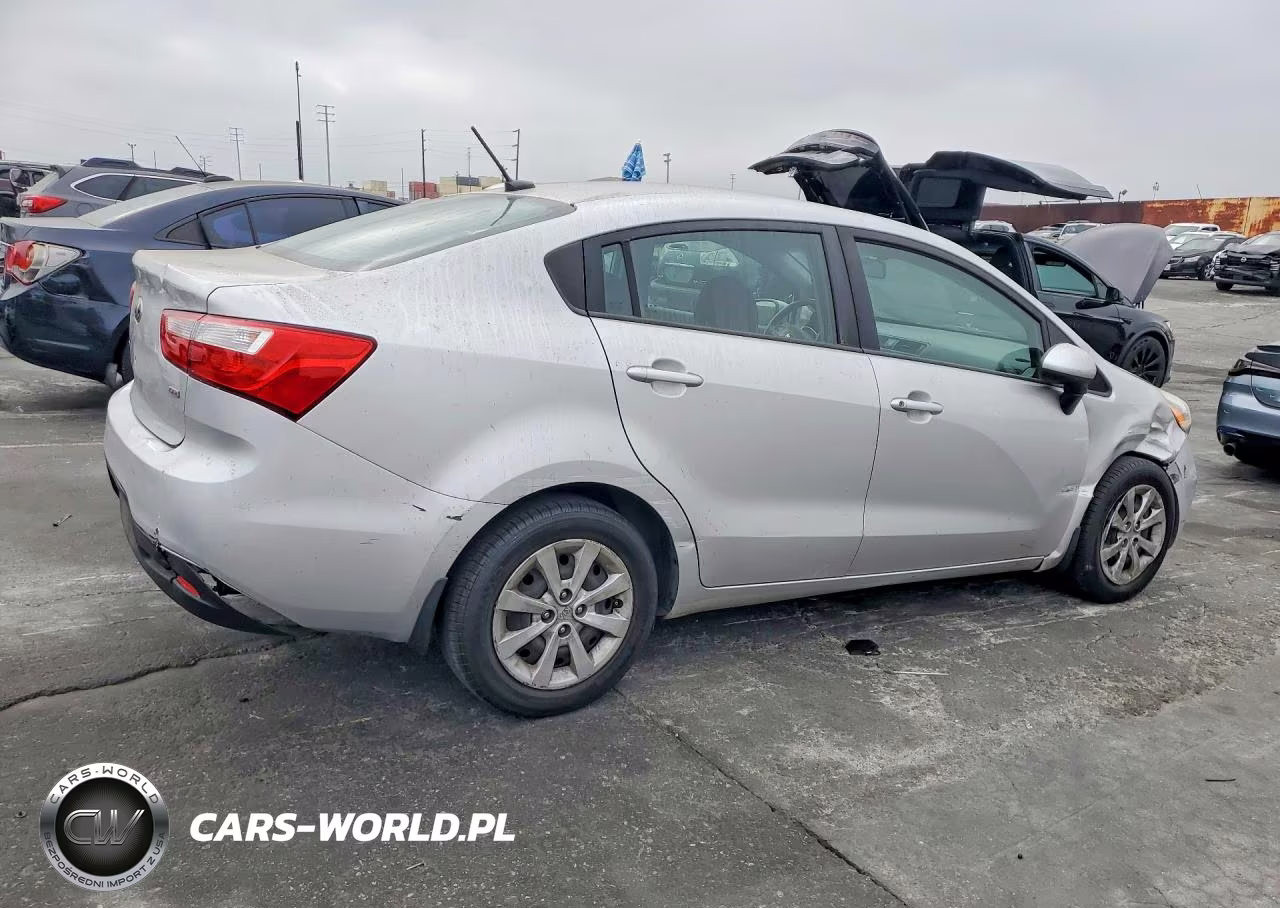 2013 Kia Rio Lx VIN:KNADM4A38D6210674 - 3