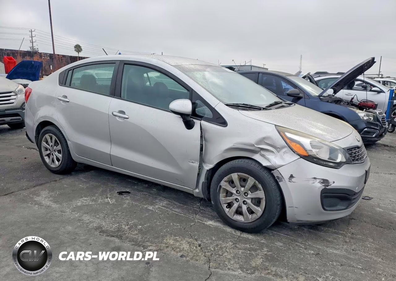 2013 Kia Rio Lx VIN:KNADM4A38D6210674 - 4