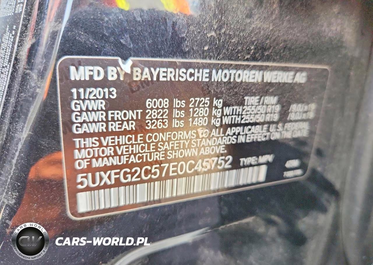 2014 BMW X6 xDrive35I VIN:5UXFG2C57E0C45752 - 13