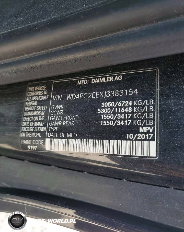 2018 Mercedes-Benz Metris VIN:WD4PG2EEXJ3383154 - 13
