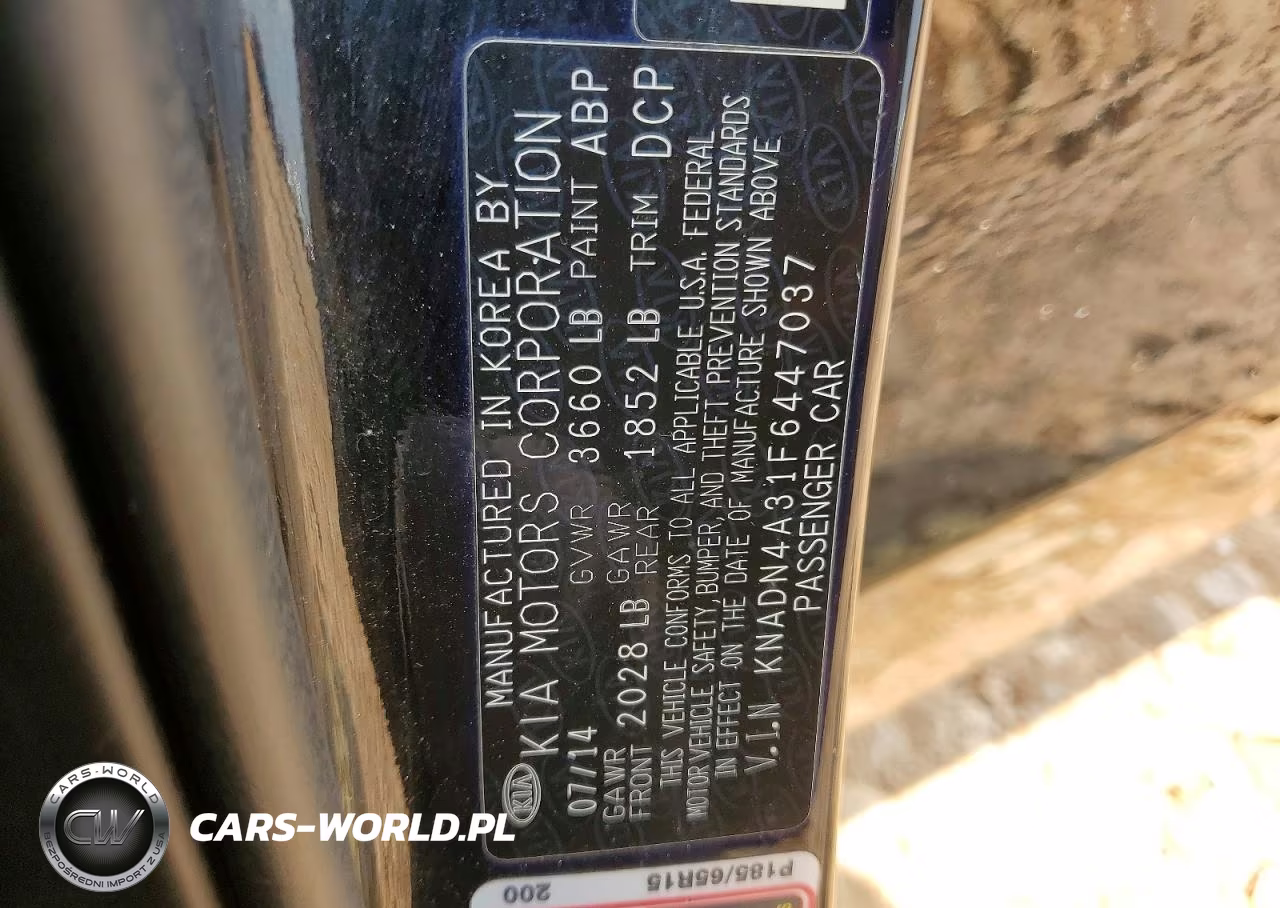 2015 Kia Rio Ex VIN:KNADN4A31F6447037 - 12
