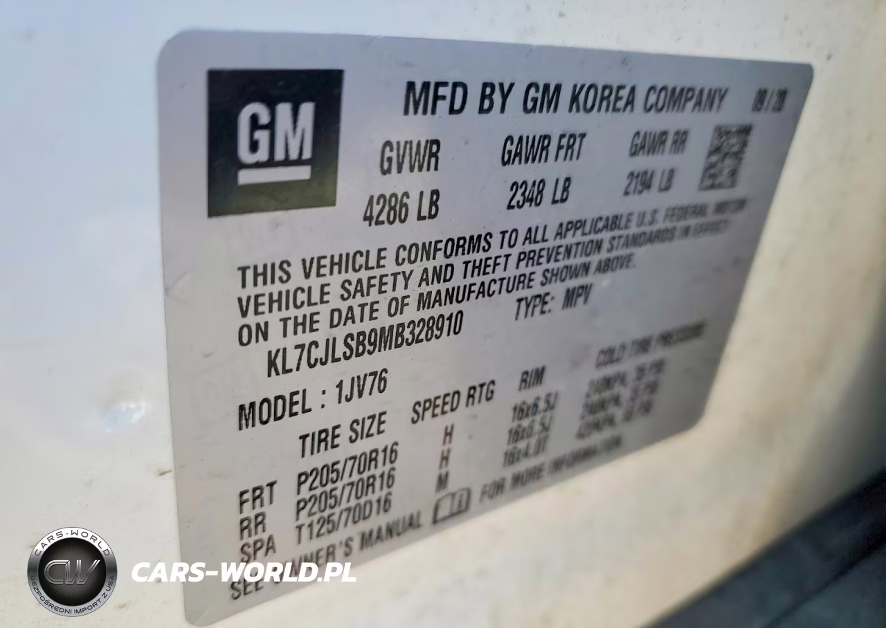 2021 Chevrolet Trax 1Lt VIN:KL7CJLSB9MB328910 - 13