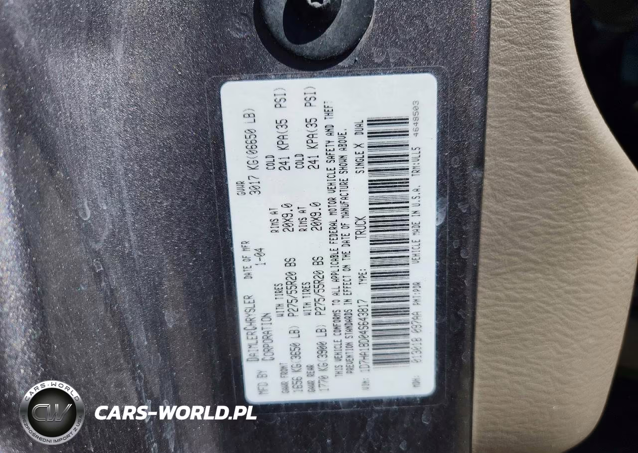 2004 Dodge Ram 1500 St VIN:1D7HA18D04S643817 - 12