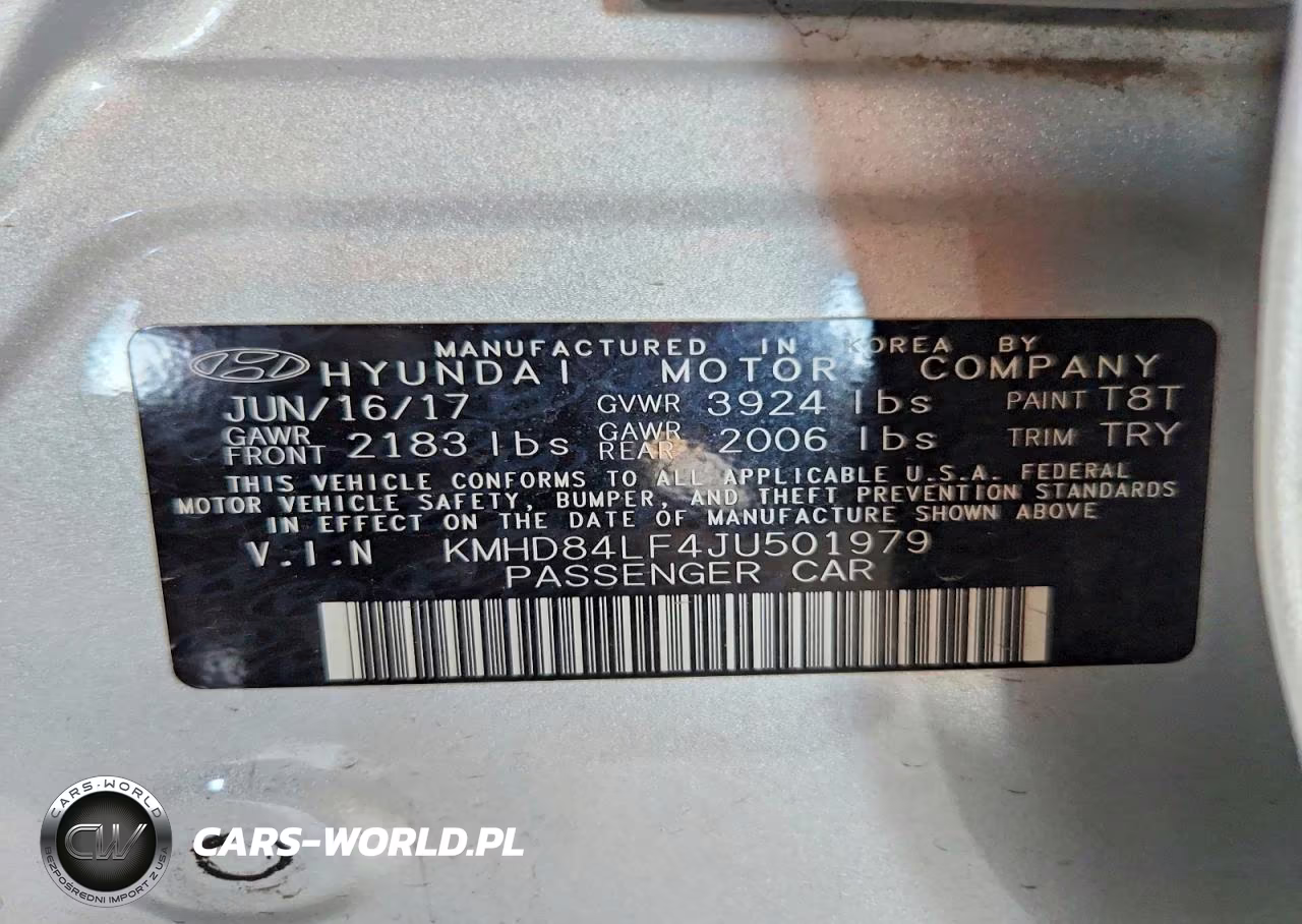 2018 Hyundai Elantra Limited VIN:KMHD84LF4JU501979 - 13