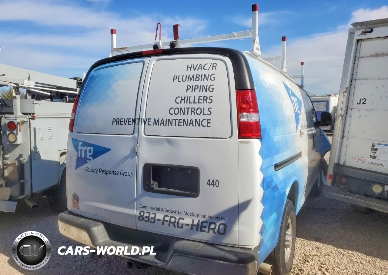 2023 Chevrolet Express 2500 Utility - Service Van VIN:1GCWGAFP0P1209551 - 3
