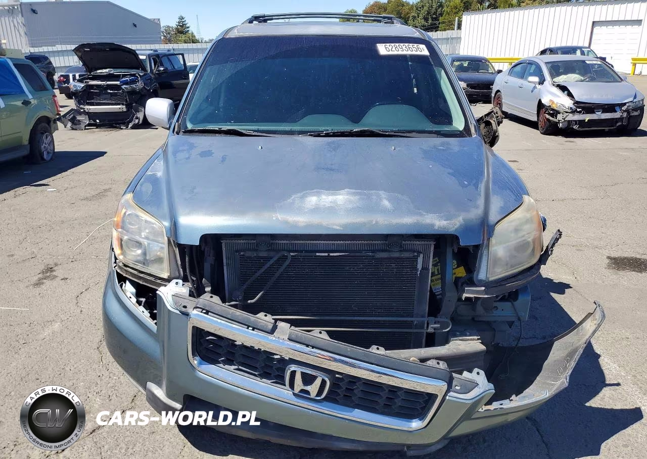 2006 Honda Pilot Ex VIN:5FNYF28776B039578 - 5