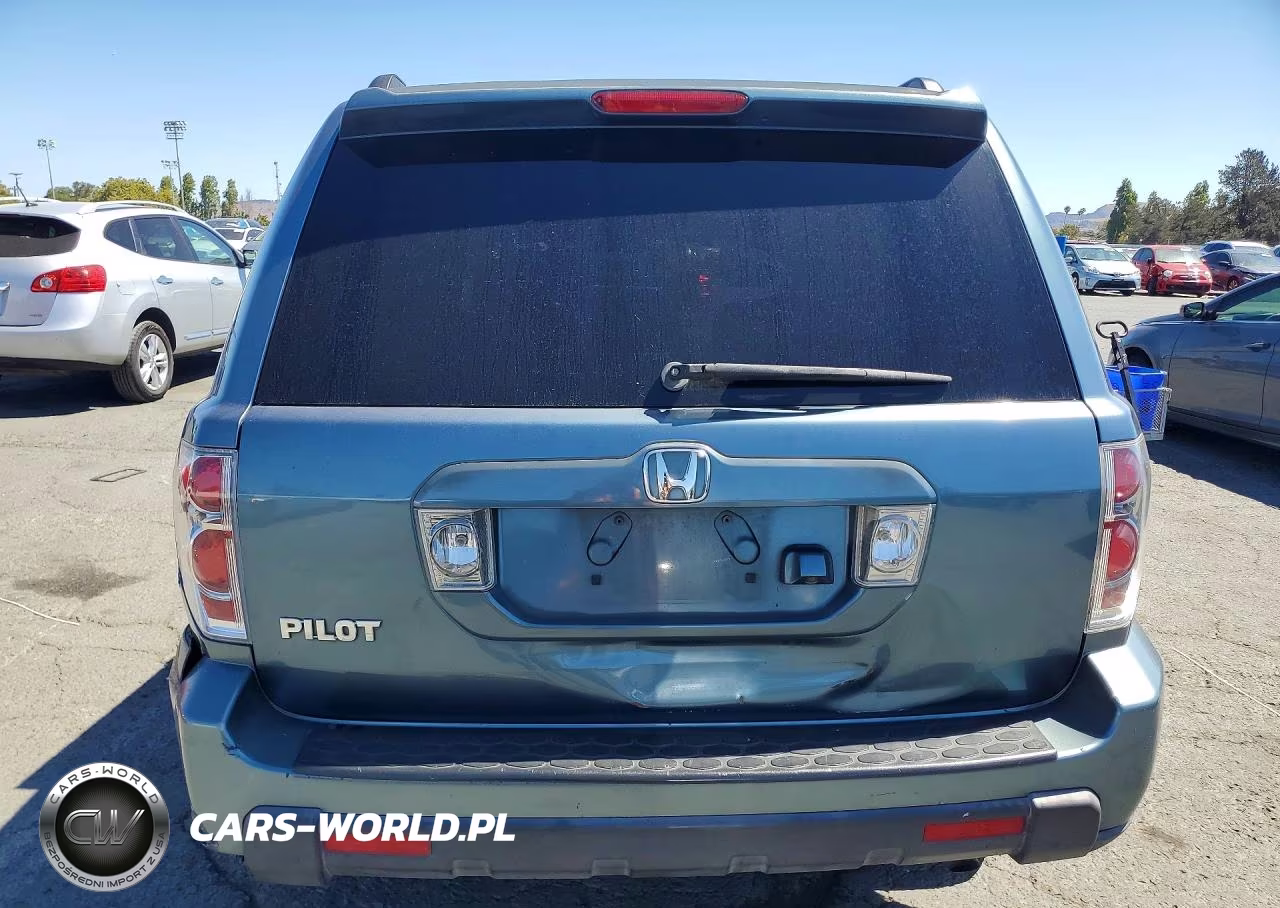 2006 Honda Pilot Ex VIN:5FNYF28776B039578 - 6
