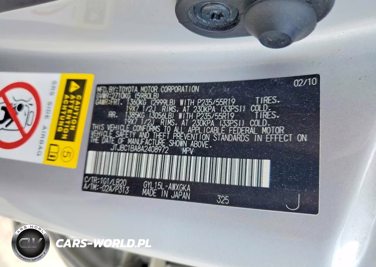 2010 Lexus Rx 450H VIN:JTJBC1BA8A2408972 - 13