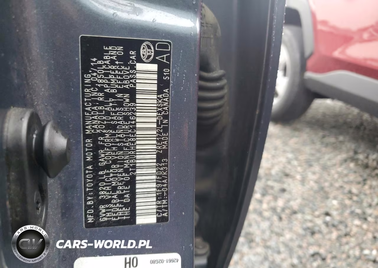 2014 Toyota Corolla S Plus VIN:2T1BURHE8EC146239 - 12