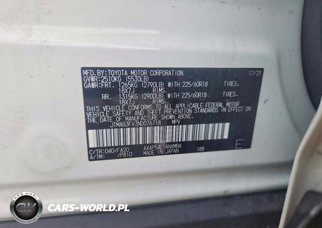 2022 Toyota Rav4 Prime Se VIN:JTMAB3FV3ND076718 - 13