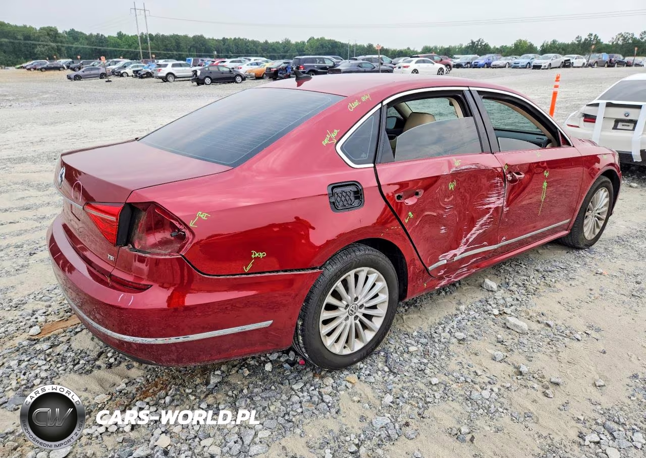 2016 Volkswagen Passat Se VIN:1VWBT7A32GC059140 - 3