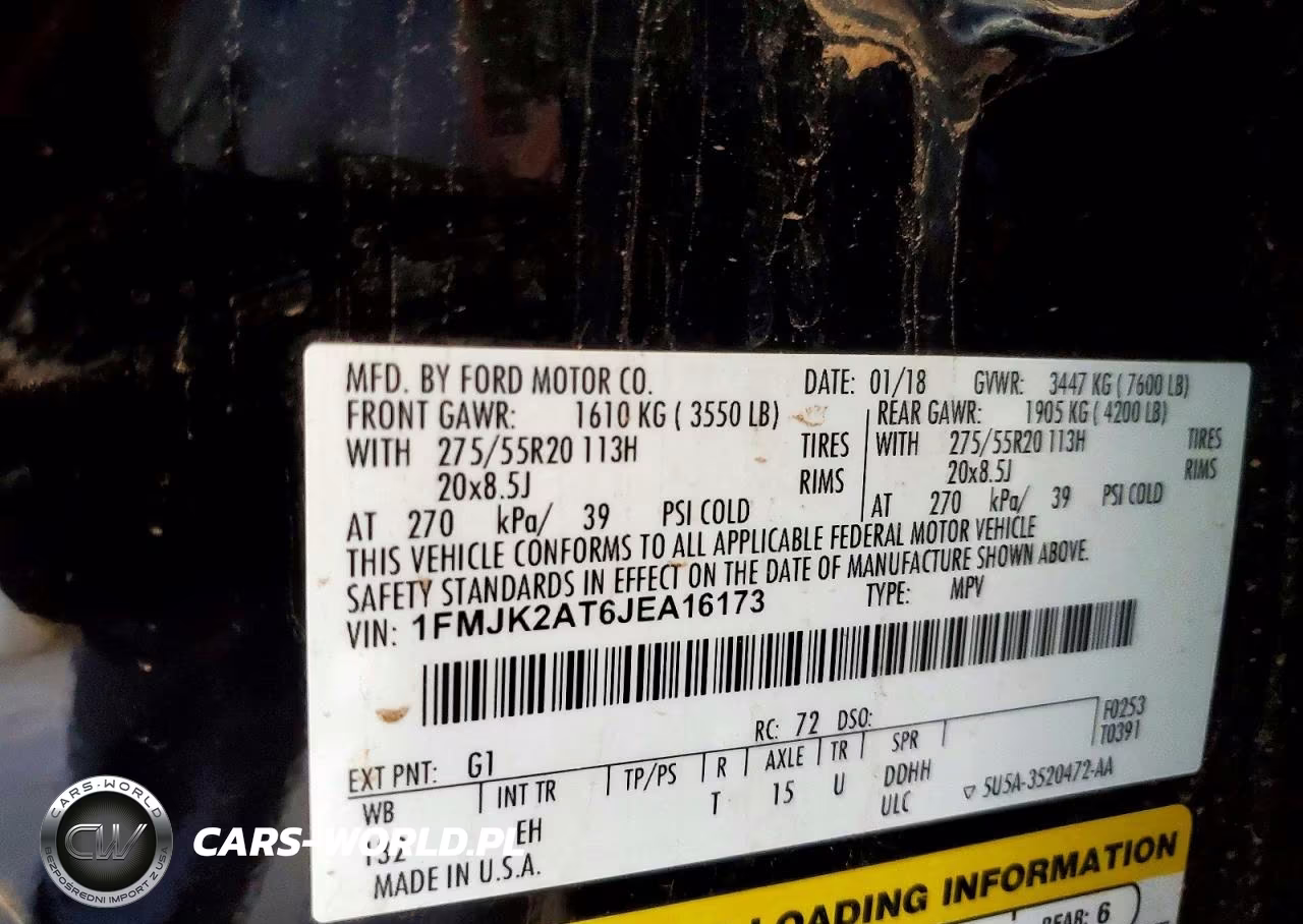 2018 Ford Expedition Max Limited VIN:1FMJK2AT6JEA16173 - 14