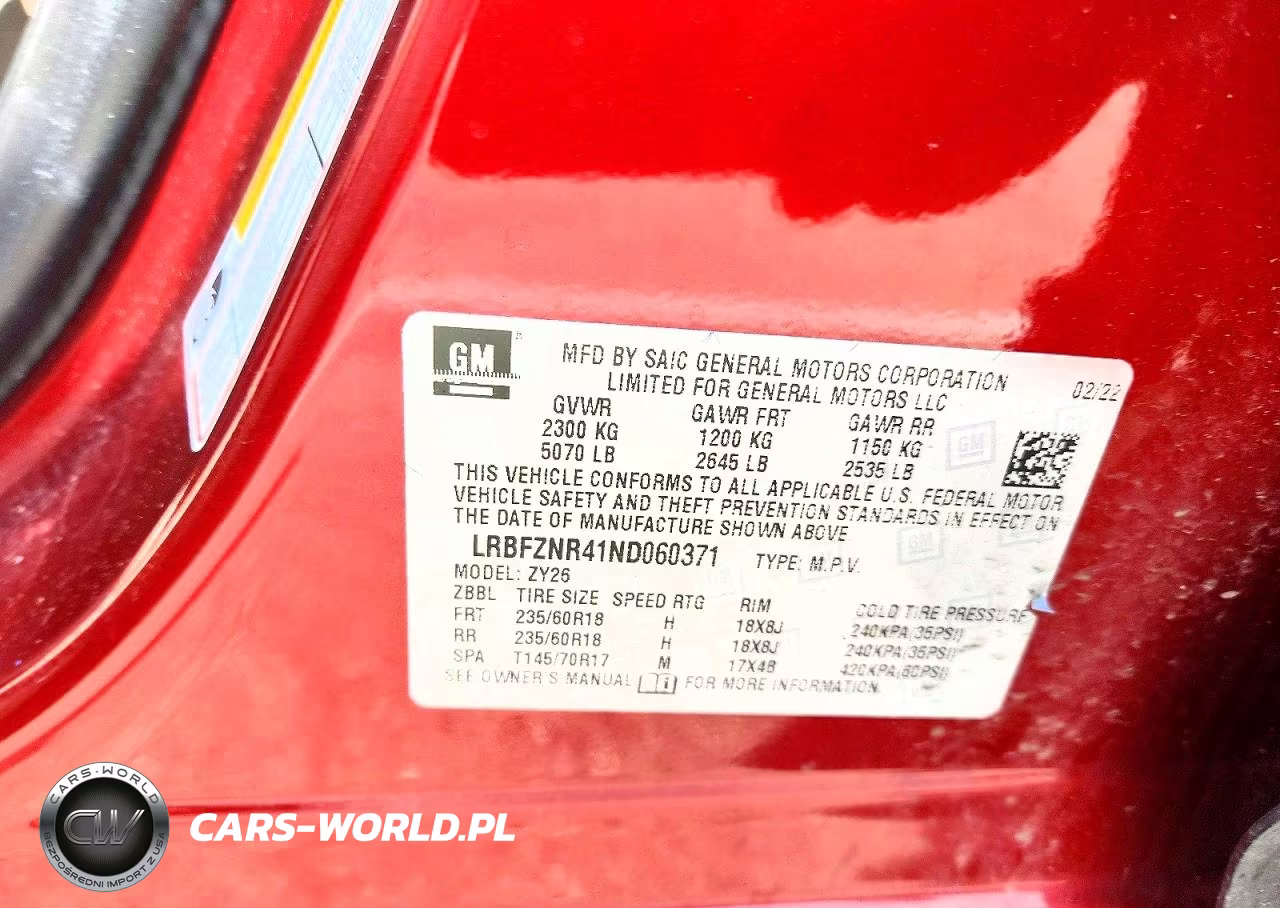 2022 Buick Envision Essence VIN:LRBFZNR41ND060371 - 13