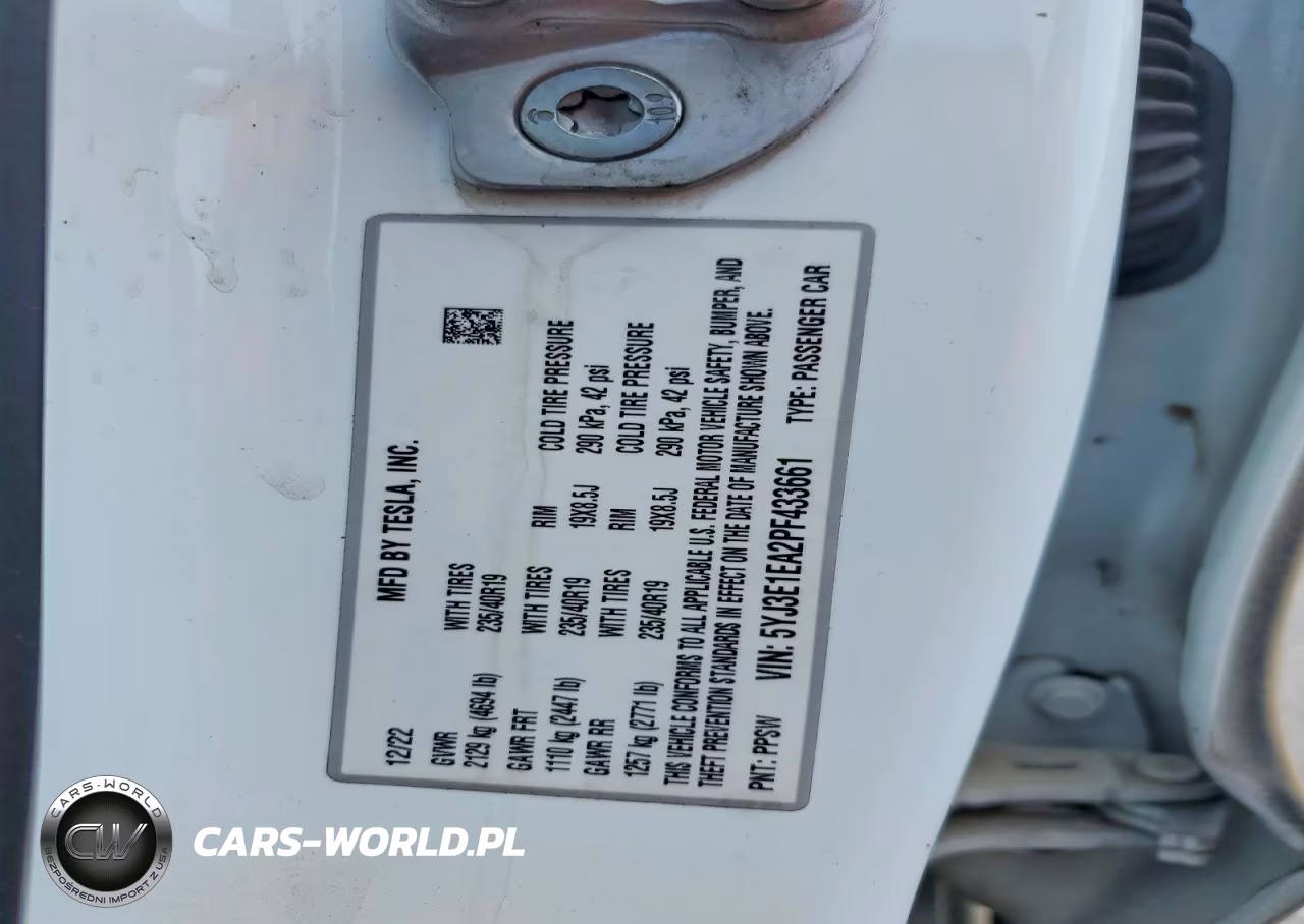 2023 Tesla Model 3 VIN:5YJ3E1EA2PF433661 - 13