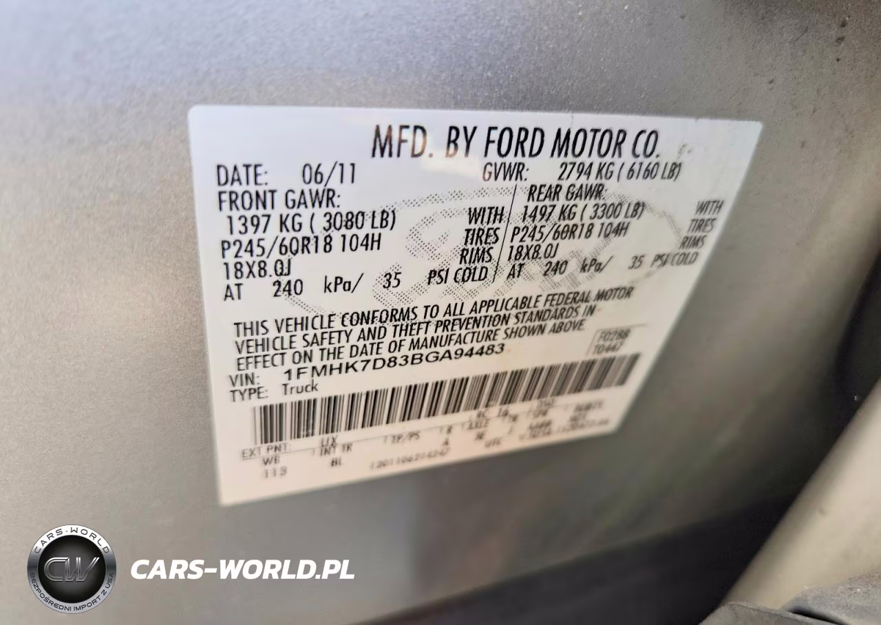 2011 Ford Explorer Xlt VIN:1FMHK7D83BGA94483 - 13