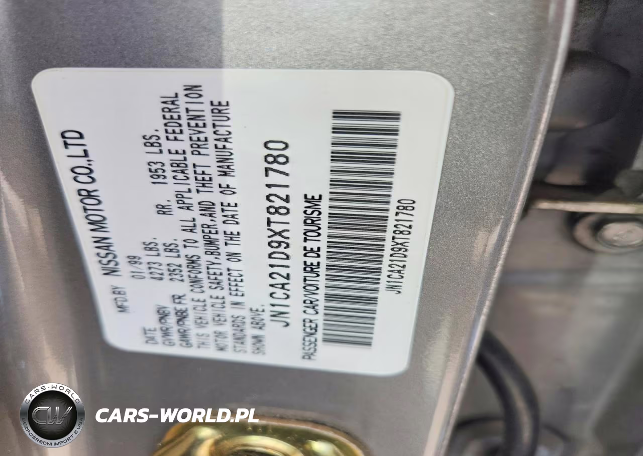 1999 Nissan Maxima Gxe VIN:JN1CA21D9XT821780 - 13