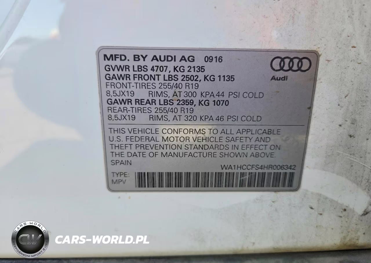2017 Audi Q3 Premium Plus VIN:WA1HCCFS4HR006342 - 12