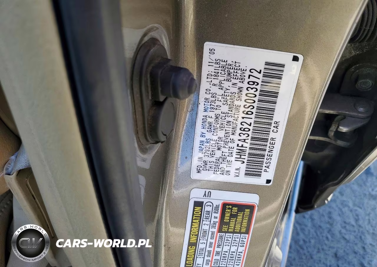 2006 Honda Civic Hybrid VIN:JHMFA36216S003972 - 12