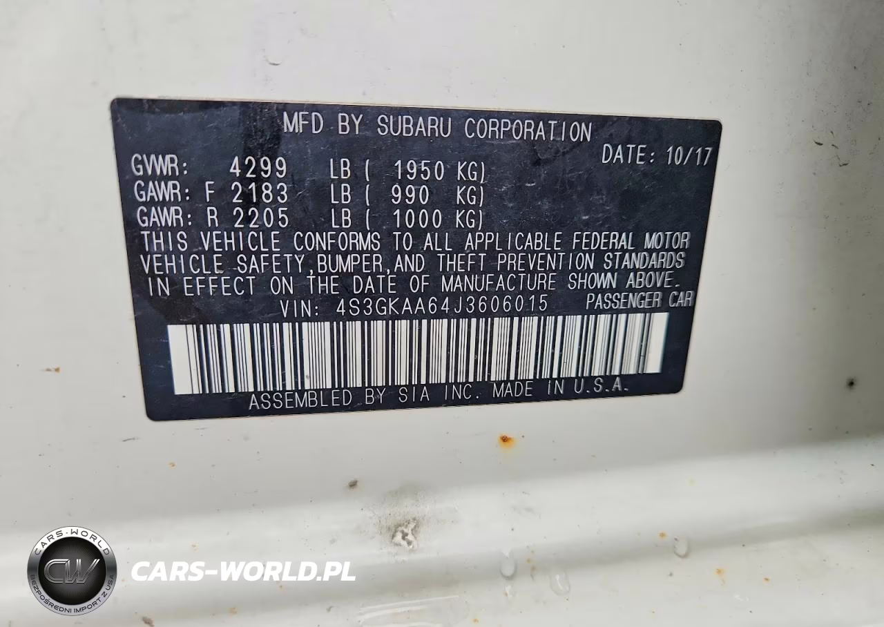 2018 Subaru Impreza VIN:4S3GKAA64J3606015 - 13