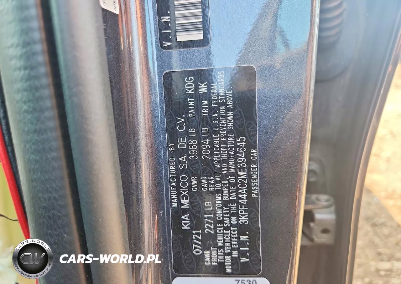 2021 Kia Forte Gt VIN:3KPF44AC2ME394645 - 13
