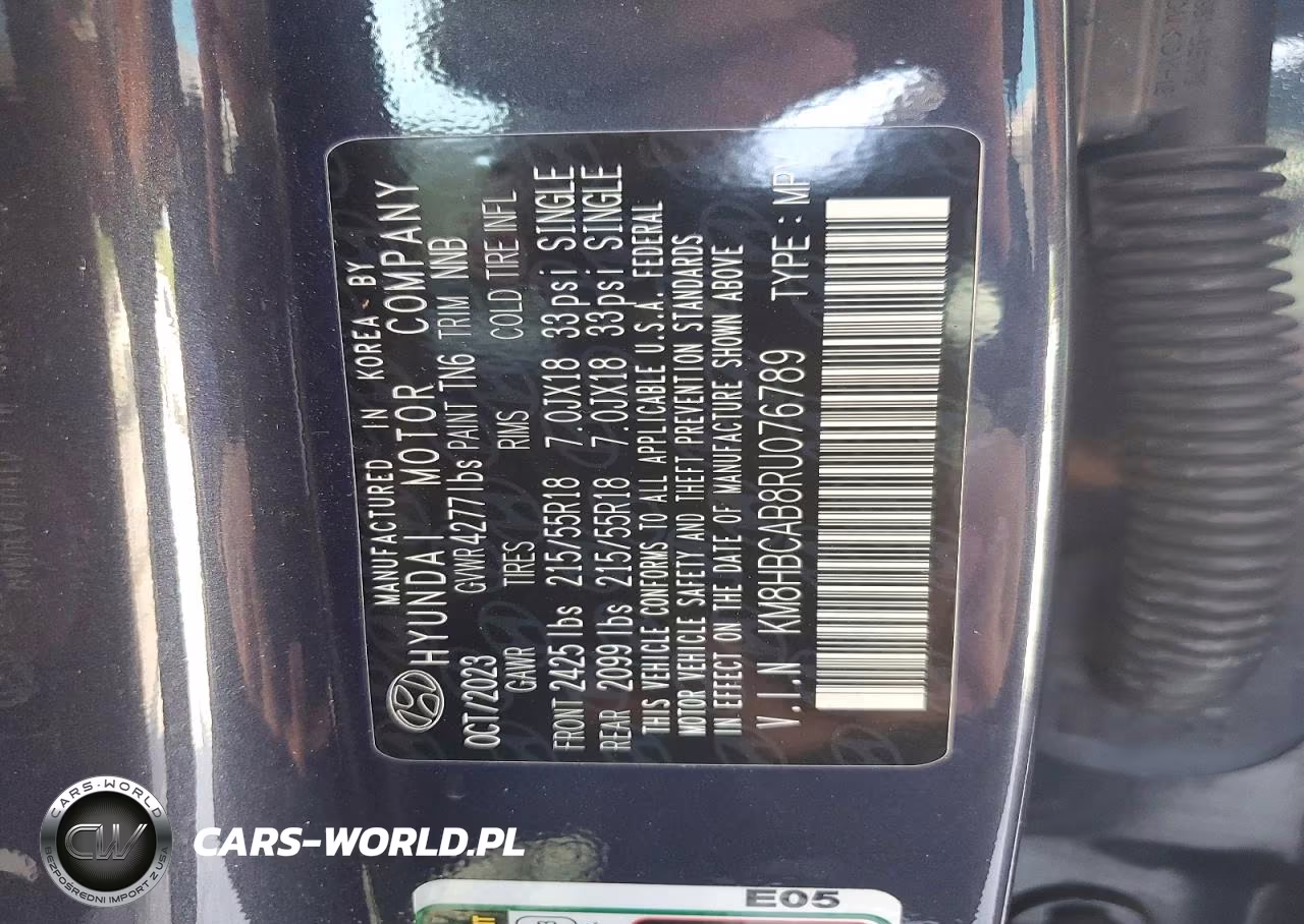 2024 Hyundai Kona Sel VIN:KM8HBCAB8RU076789 - 14