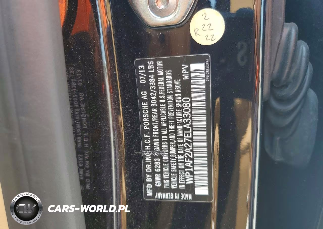 2014 Porsche Cayenne VIN:WP1AF2A27ELA33080 - 13