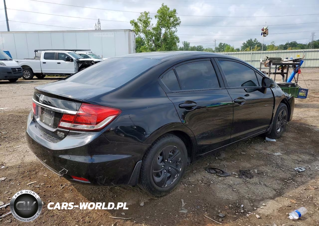 2013 Honda Civic Lx VIN:19XFB2F53DE030335 - 3