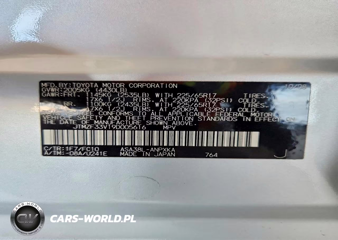 2009 Toyota Rav4 Base VIN:JTMZF33V19D005616 - 12