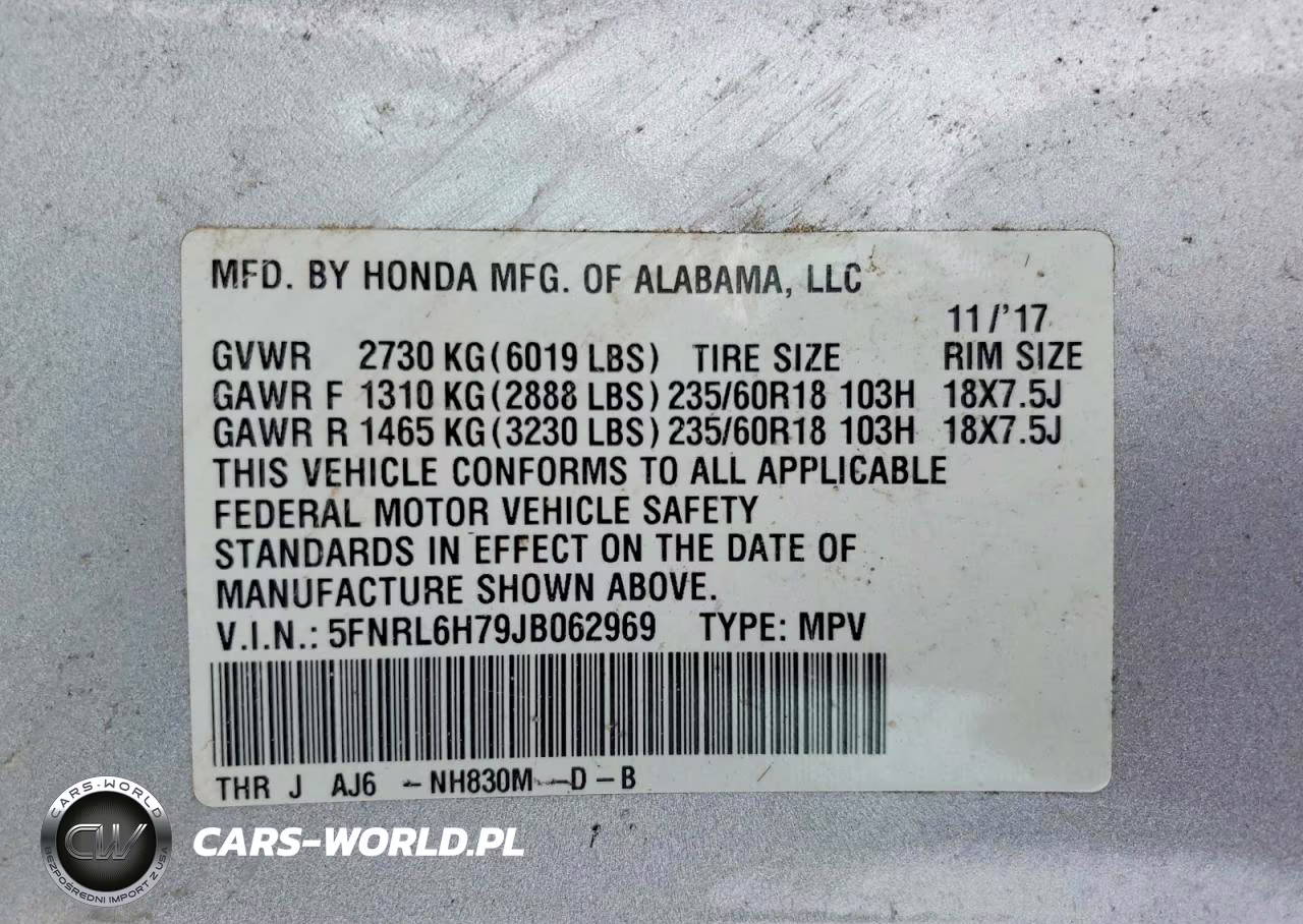2018 Honda Odyssey Exl VIN:5FNRL6H79JB062969 - 14
