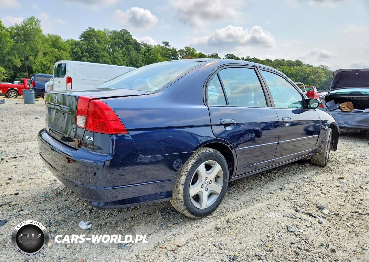 2004 Honda Civic Ex VIN:2HGES26724H537682 - 3