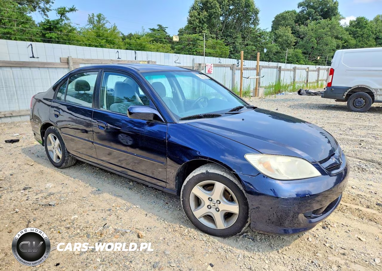 2004 Honda Civic Ex VIN:2HGES26724H537682 - 4
