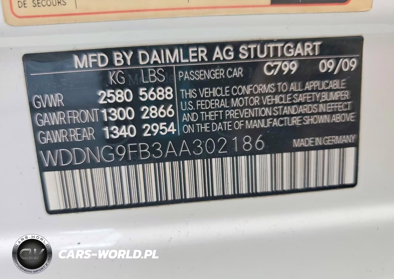 2010 Mercedes-Benz S 400 VIN:WDDNG9FB3AA302186 - 12