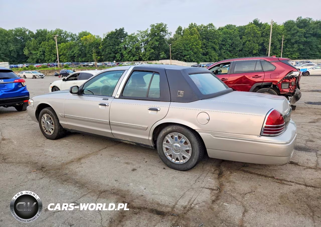 2008 Mercury Grand Marquis Gs VIN:2MEFM74V78X614536 - 2