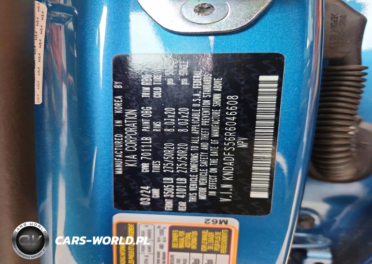 2024 Kia Ev9 Land VIN:KNDADFS56R6046608 - 13